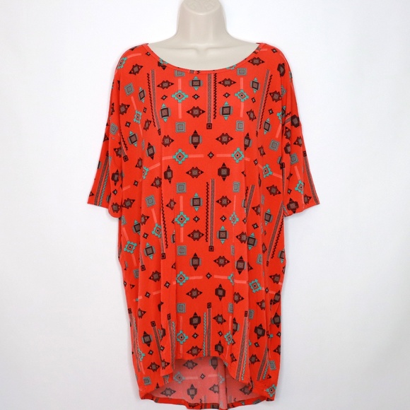 [3 for $15] LuLaRoe Irma Aztec Geometric Print Tunic Dress M - Picture 1 of 7